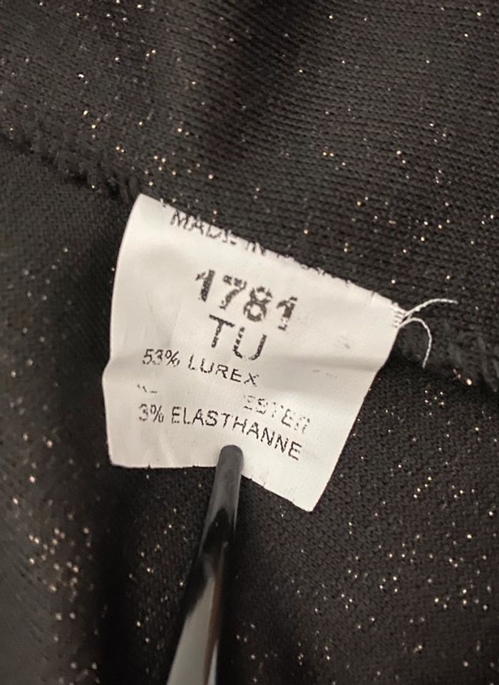 Pantalon jambes larges à paillettes - photo numéro 4