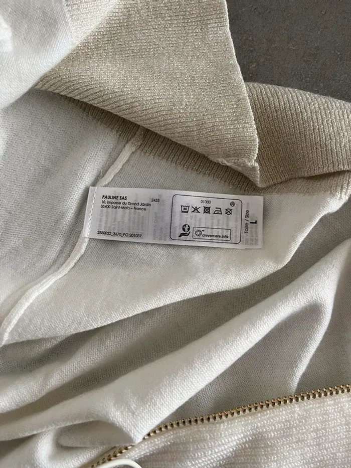 Gilet bréal beige - photo numéro 7