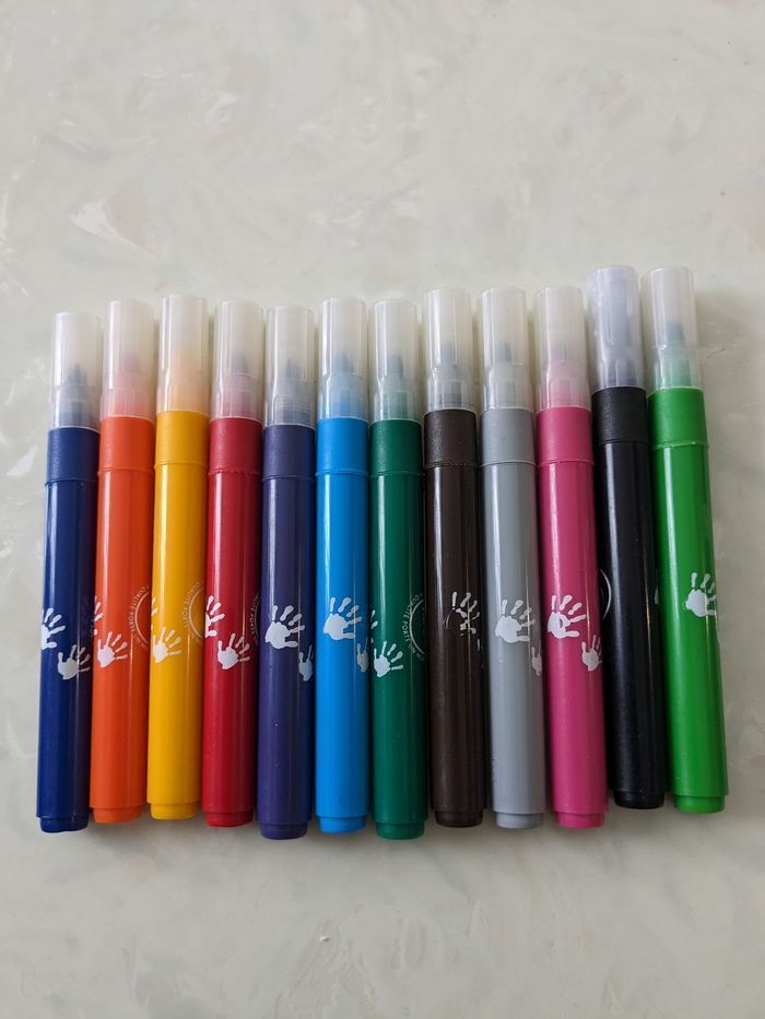 Lot de 33 feutres  Pichon, à grosse pointe. - photo numéro 6