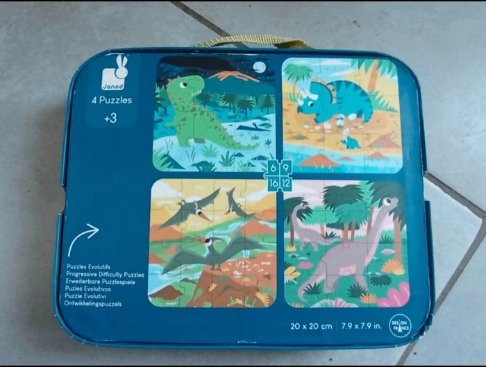 4 puzzles dinosaures - très bon état - 3 ans et + - photo numéro 9