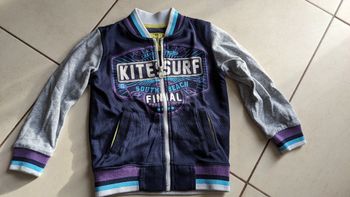 Gilet zippé garçon 5-6 ans