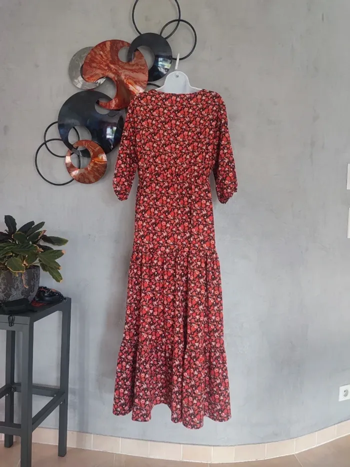 Robe longue liberty rouge Shein - photo numéro 3