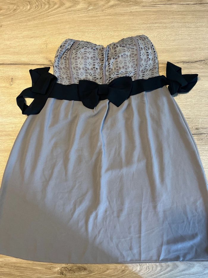 Robe, robe bustier, robe sans bretelle femme taille L - photo numéro 2