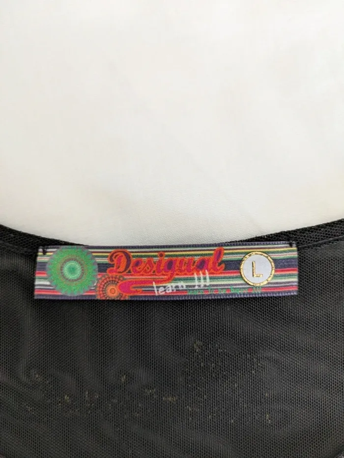 Blouse légère manches longues - Desigual - taille L - photo numéro 5