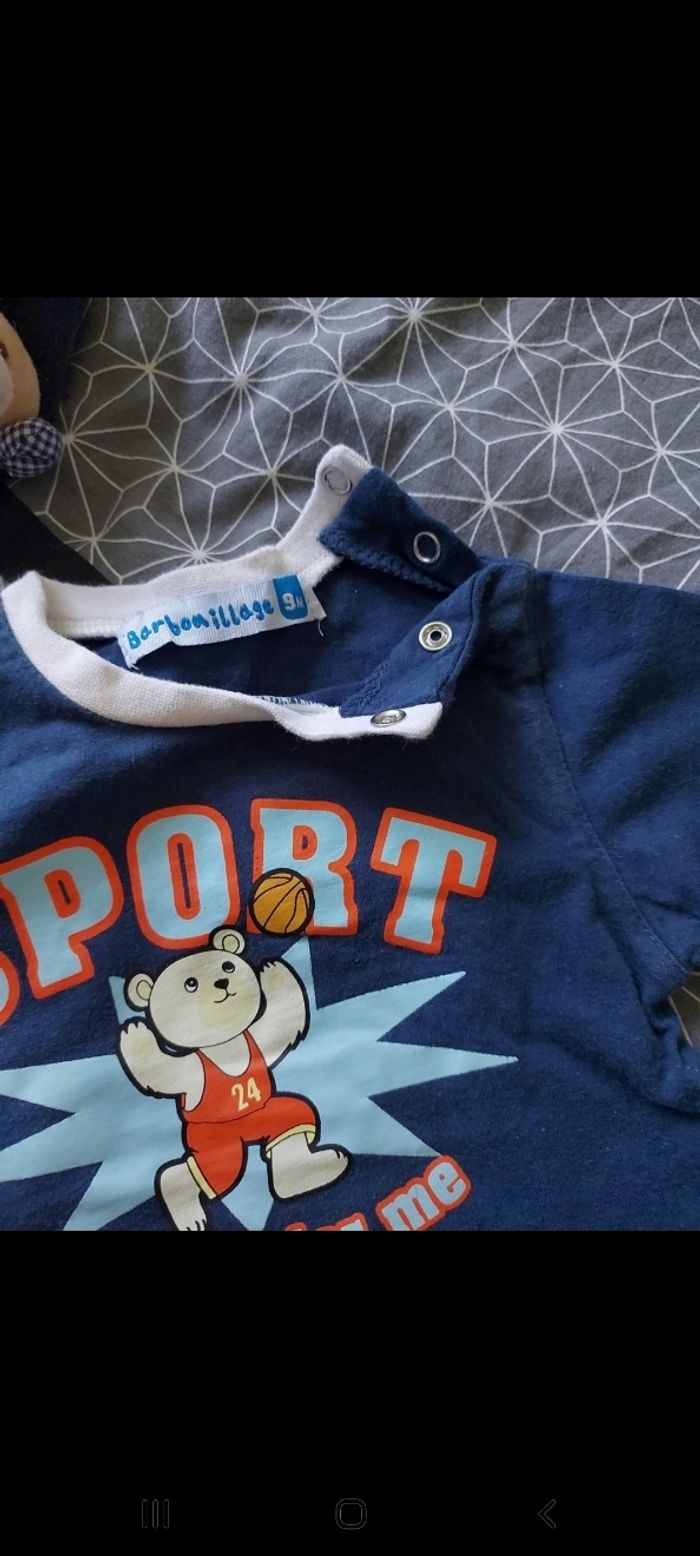 T-shirts manches longues bi-couleur bleu et blanc sport 🏀
9 mois - photo numéro 4