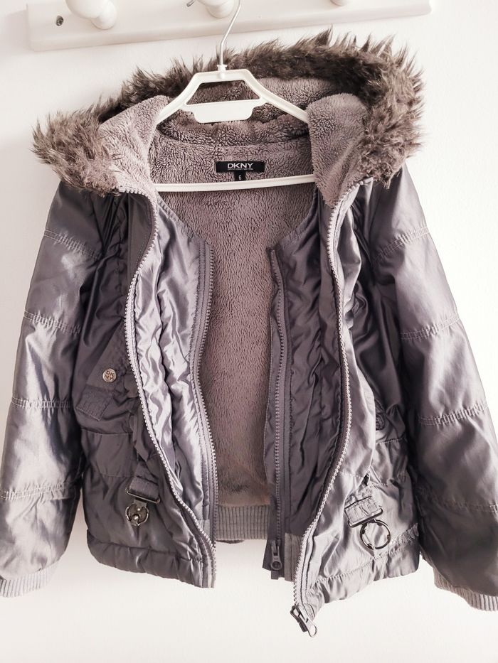 Veste blouson chaud dkny 6 ans - photo numéro 5
