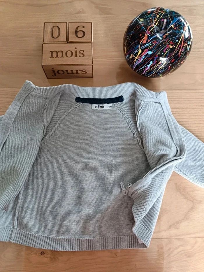 Gilet garçon 6 mois - photo numéro 2