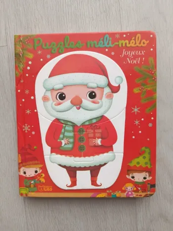 Livre puzzles méli-mélo joyeux Noel