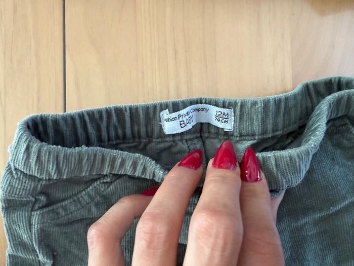 Pantalon velours 12M - photo numéro 2