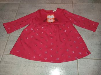 Robe manches longues 12 mois