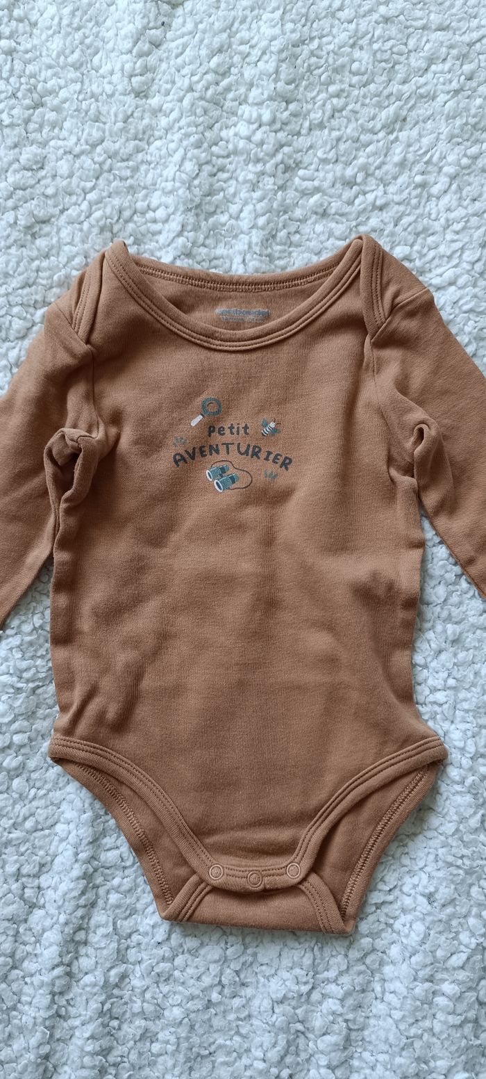 Lot de 2 body taille 12 mois - photo numéro 3