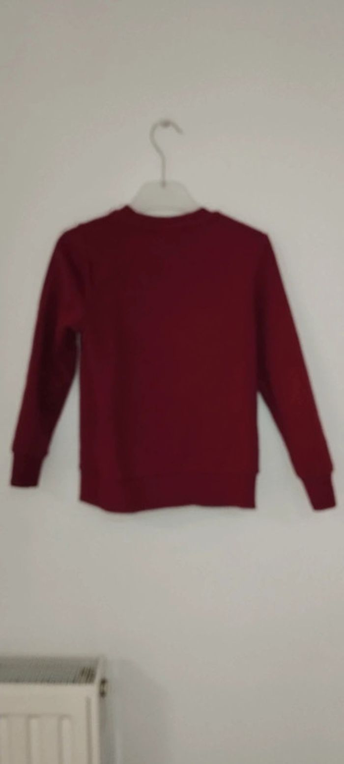 Sweat bordeaux C&A taille 8 ans - photo numéro 4