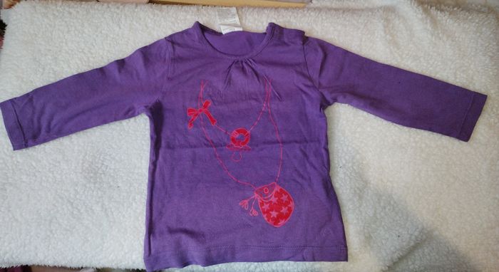 Lot de 4 tee-shirt manche longue - photo numéro 2