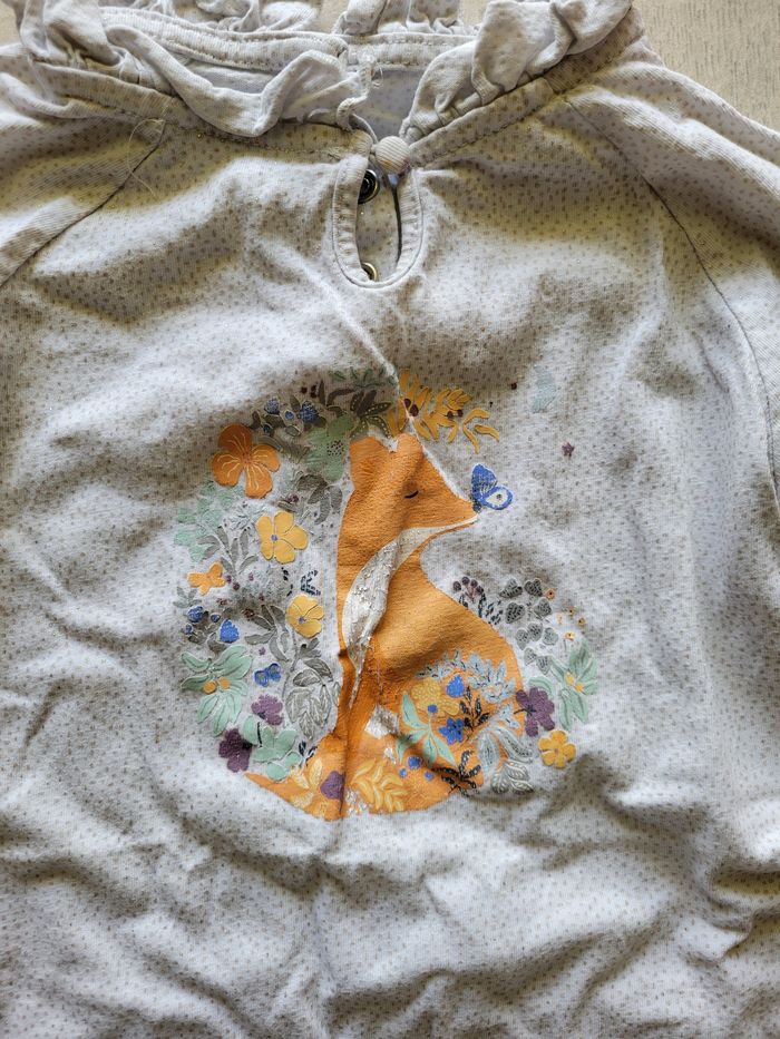 Robe manches longues Sergent Major motif renard - photo numéro 2
