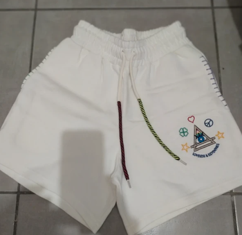 Short blanc LOVELESS x ELEVENPARIS  