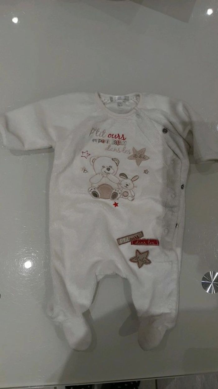 Lot pyjama velours - photo numéro 2