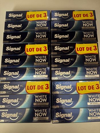 Lot dentifrice neuf 
