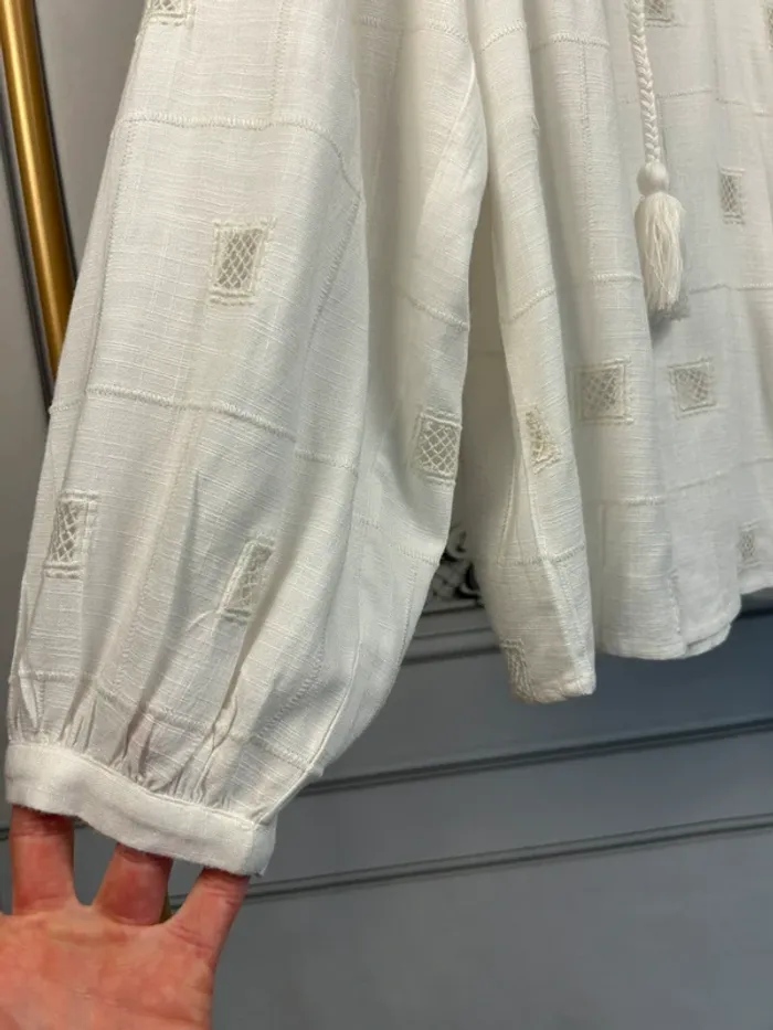 Blouse écru Ba&sh T.0 / XS neuve - photo numéro 3