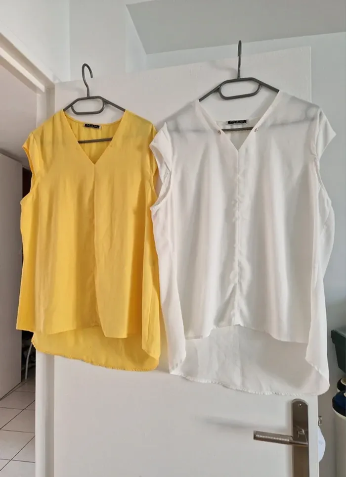 2 Blouses sans manches