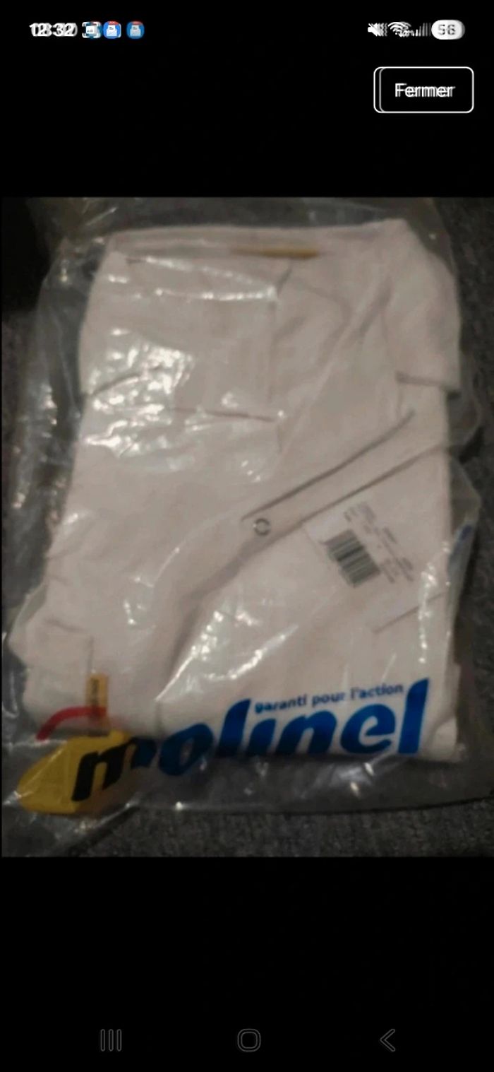 Molinel blouse blanche