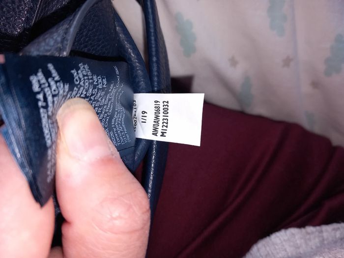 Sac main Tommy Hilfiger cuire bleu marine - photo numéro 10