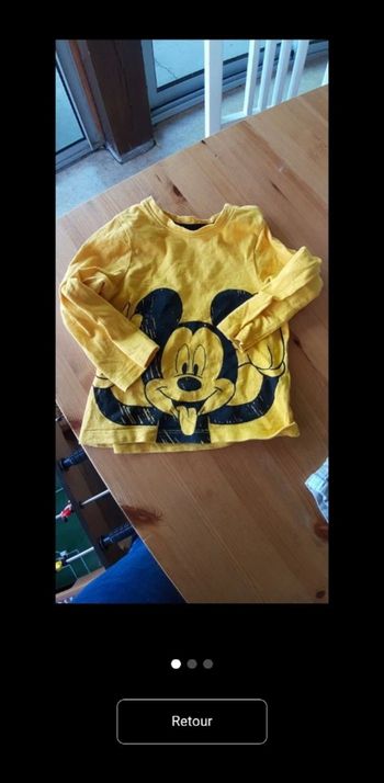 Haut garçon mickey 23mois