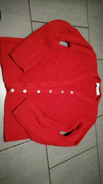 Gilet rouge taille m