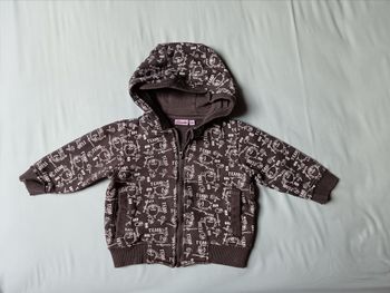 Blouson sweat garçon 12 mois