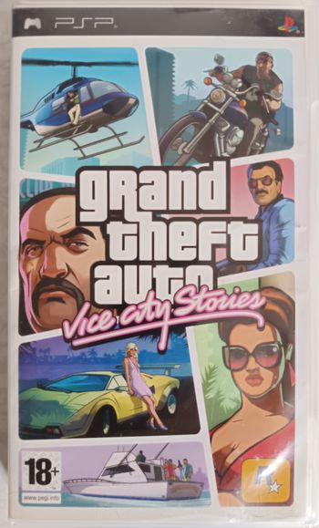 GTA GRAND THEFT AUTO VICE CITY STORIES SONY PLAYSTATION PSP Complet + Carte