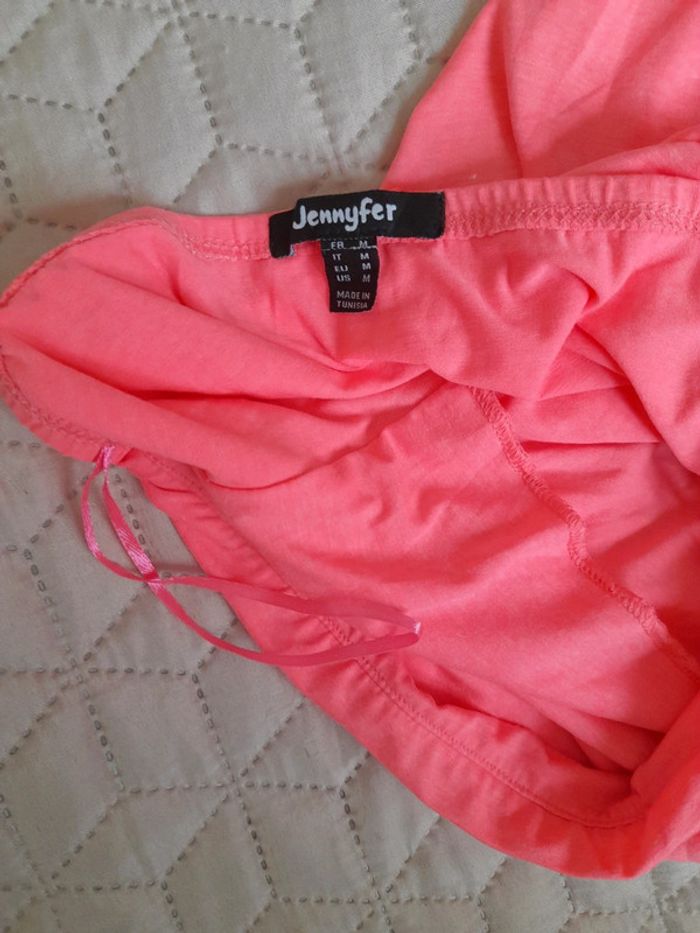 Crop top couleur corail - photo numéro 3