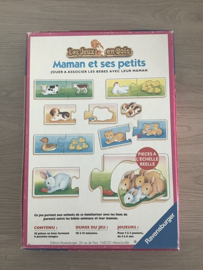 Jeu d’association en bois - photo numéro 2