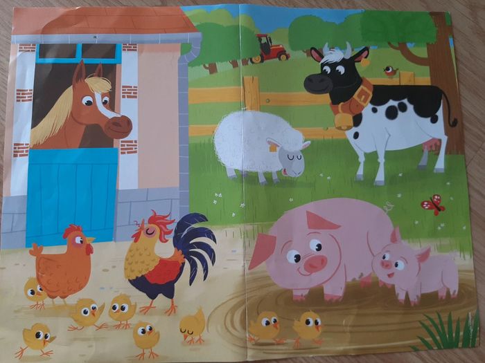 Puzzle 30 pièces et son poster "mes amis de la ferme" - photo numéro 4