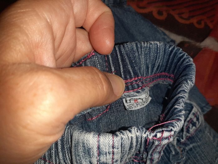 Jolie jupe en jean asymétrique originale 6ans - photo numéro 4