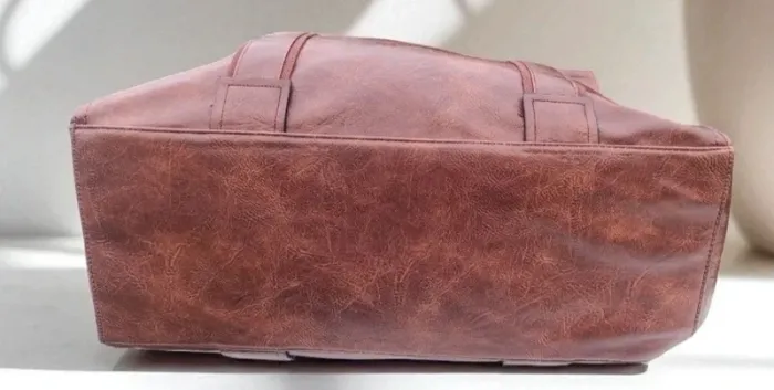 Sac neuf en cuir polyuréthane 55x35x22 cm - photo numéro 5
