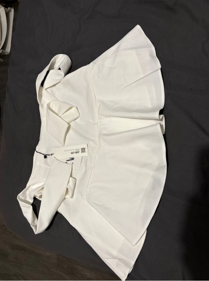 Jupe short blanche