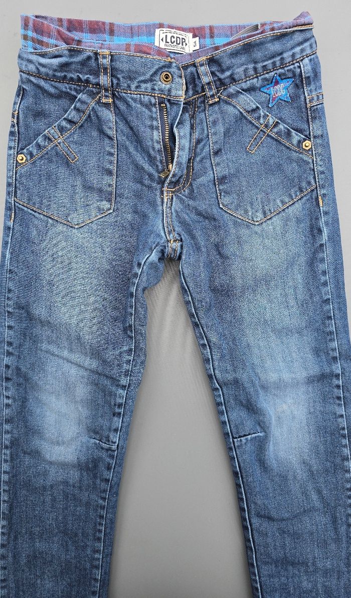 Pantalon jeans doublé 5 ans garcon LCDP - photo numéro 2