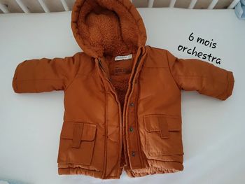 Manteau hiver marron 6 mois orchestra