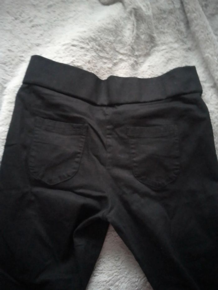 Pantalon jean de grossesse noir - photo numéro 3