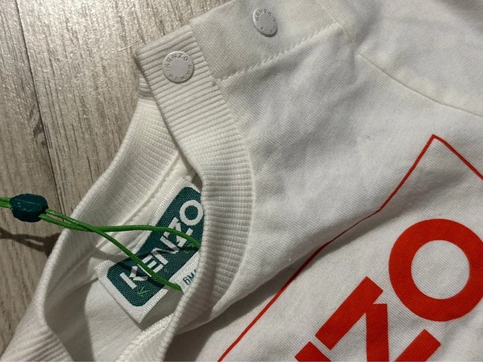 T-shirt manches longues pour bébé 6 mois KENZO - photo numéro 3