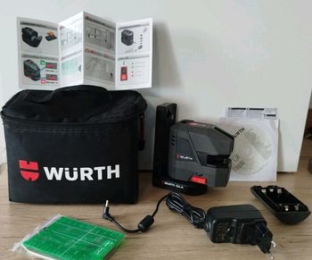 Laser à lignes croisées Würth CLG 18 avec sac et accessoires