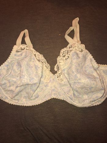 Soutien-gorge Vintage Aubrette – Motif Paisley & Dentelle – 100C