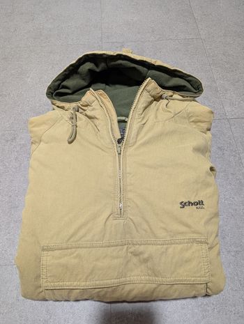 anorak schott nyc beige doublure polaire vintage taille m