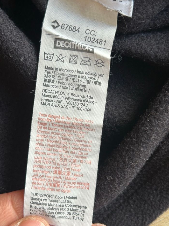 Sweat chaud col montant Decathlon noir - photo numéro 5