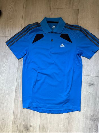 Polo bleu adidas taille XS
