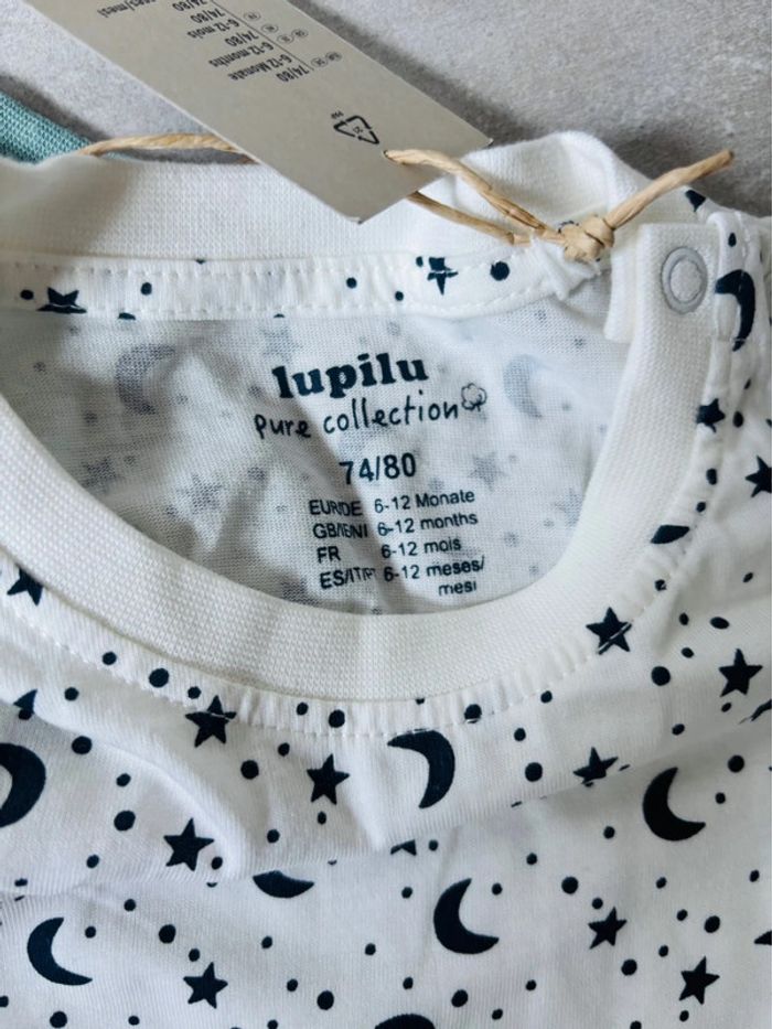 2 combi shorts bébé 6-12 mois Lupilu neuves - photo numéro 2