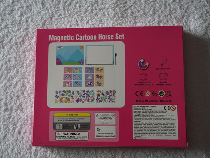Puzzle magnétique Licornes neuf pour enfants (3 ans +) - photo numéro 2