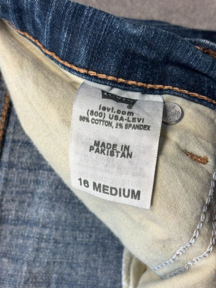 Jean pantalon coupe droite 512 levis bleu taille S - photo numéro 9