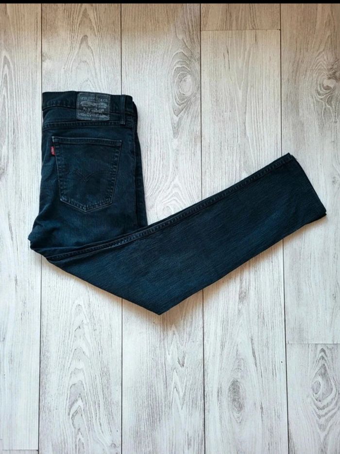 Jean Levi's Homme Noir Vintage Y2K Levi Strauss & Co Authentique Taille W32 L32 FR 42