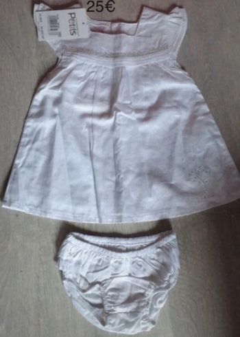 Robe et bloomer 6 mois neuf avec étiquette
