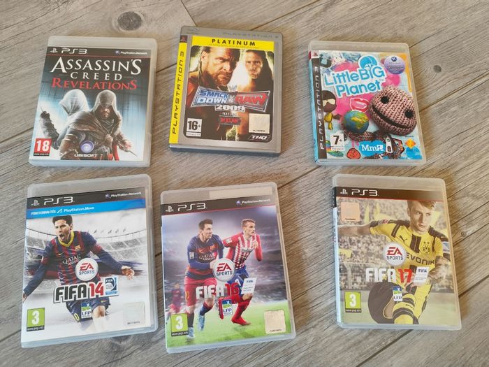 Lot de 6 jeux de ps3